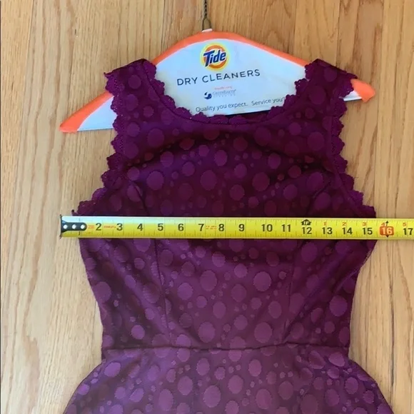 Lily Rose Maroon juniors dress - Picture 5 of 5